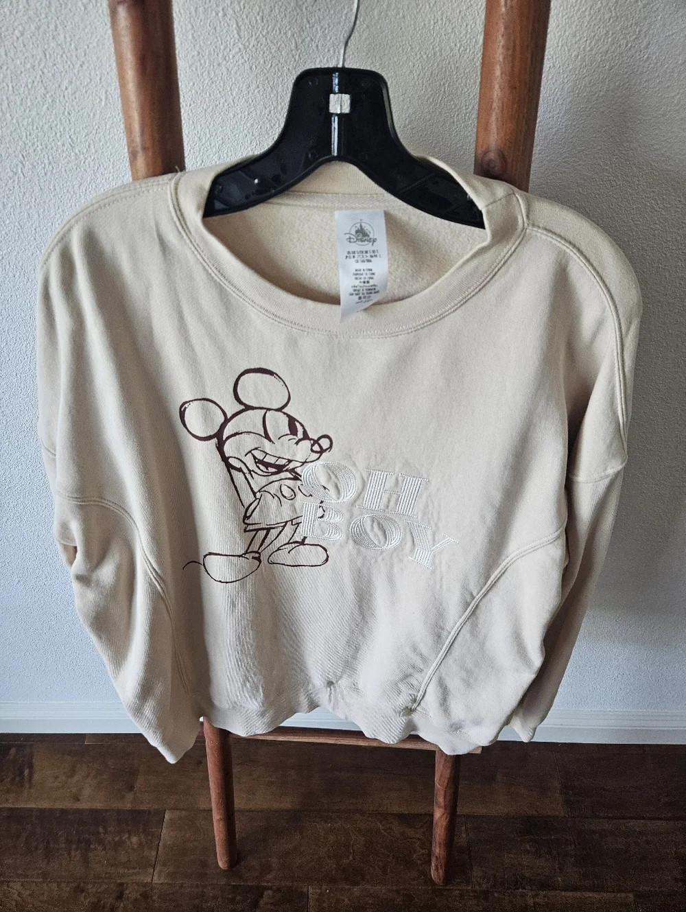 Mickey Mouse ''Oh Boy'' Pullover Sweater - Picture 6 of 12